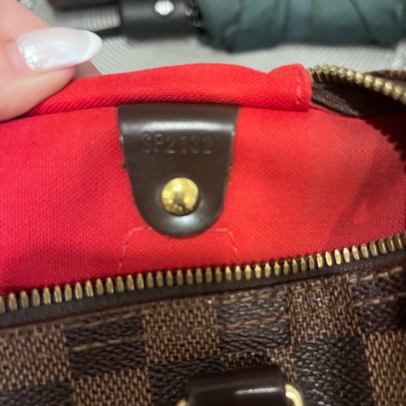 Louis Vuitton Speedy Bandoulière 30 Damier Ebene - 💯 Authentic- 2012 - Picture 15 of 16